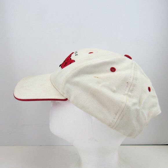 Georgia Bulldogs G Embroidered Logo Men's White Adjustable Strap Back Cap Hat - Picture 3 of 9